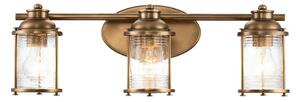 Quintiesse QN-ASHLANDBAY3-NBR-BATH - Lampada da parete ASHLAND BAY 3xE27/60W/230V IP44