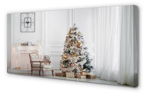 Quadro su tela Decorazioni dell'albero di Natale 100x50 cm