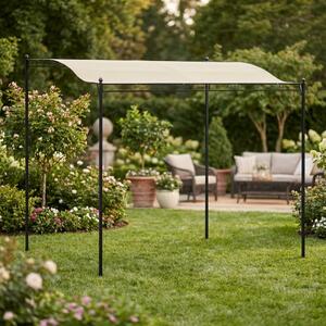 VivaGarden Pergola da Esterno in Metallo/Poliestere Dimensioni 3x2x2,5h colore Legno