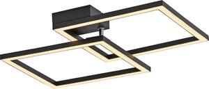 JUST LIGHT Lampada da soffitto a LED 14708-18, 20 W, 3000 K, 2690 lm, IP20, nero