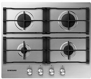 Samsung Piano Cottura 4 Fuochi a Gas 60 cm colore Inox - NA64H3010AS