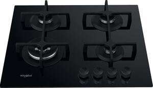 Whirlpool Piano Cottura 4 Fuochi a Gas 60 cm colore Nero - GOA6423NB1