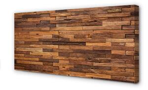 Quadro su tela Tavola dei pannelli in legno 100x50 cm