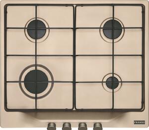 Franke Piano Cottura 4 Fuochi a Gas da Incasso 60 cm colore Avena - 106.0696.851 COUNTRY FCH 600 OA
