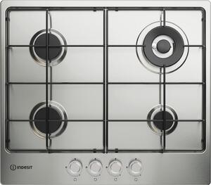 Indesit Piano Cottura 4 Fuochi a Gas Larghezza 58 cm in Acciaio Inox colore Inox - THP 642 W/IX/I 1