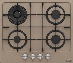 Franke Piano Cottura 4 Fuochi a Gas Larghezza 59 cm Smaltato colore Oyster - 106.0554.318 FHMA 604 3G DC OY C
