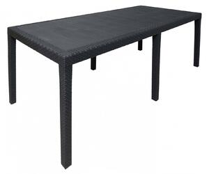 Tavolo da esterno Abbaviva, 150/220x90h72 cm, Antracite