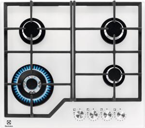 Electrolux Piano Cottura 4 Fuochi a Gas Larghezza 60 cm Piano colore Bianco - KGG64362W