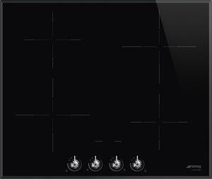 Smeg Piano Cottura 4 Fuochi a Induzione Larghezza 60 cm colore Nero Classic - SI364BM