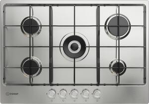 Indesit Piano Cottura 5 Fuochi a Gas 73 cm (1 Bruciatore Doppia Corona) in Acciaio Inox colore Inox - THP 752 W/IX/I 1