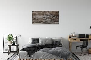 Stampa quadro su tela Nodi di legno di barattoli 100x50 cm