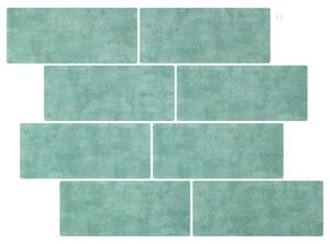 Piastrella subway 10 pcs Grigio Verde 29 x 21 cm