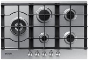Samsung Piano Cottura 5 Fuochi a gas da Incasso Larghezza 75 cm colore Inox - NA75J3030AS