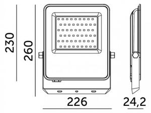 Proiettore LED ULSAN LED/100W/230V 4000K IP65
