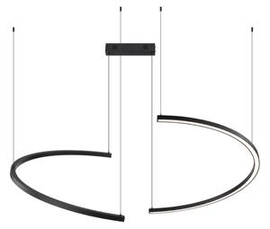 Immax NEO 07329L - Lampada a sospensione LED dimmerabile con cavo FINO 72W/230V 120 cm nero Tuya+telecomando