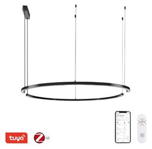 Immax NEO 07329L - Lampada a sospensione LED dimmerabile con cavo FINO 72W/230V 120 cm nero Tuya+telecomando