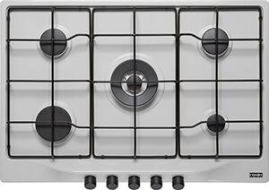 Franke Piano Cottura 5 Fuochi a Gas Larghezza 75 cm in Acciaio Inox - 106.0183.106