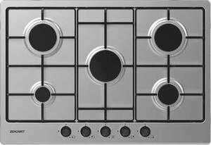 Zerowatt Piano Cottura 5 Fuochi a Gas Larghezza 75 cm in Acciaio Inox colore Inox - ZHW7CX/1