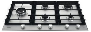 Whirlpool Piano Cottura 5 Fuochi a Gas Larghezza 86 cm in Acciaio Inox colore Inox - GMWL 958/IXL