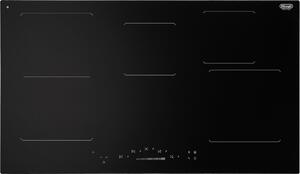 De Longhi Piano Cottura 5 Fuochi Induzione 90 cm Vetroceramica colore Nero - PIN95
