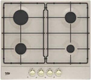 Beko Piano Cottura a Gas 4 Fuochi 60 Cm colore Avena - HIAG64224SAVR