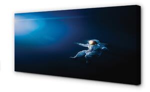 Quadro su tela Spazio astronauta 100x50 cm