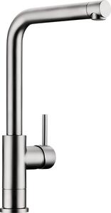 NABER Arco 5 miscelatore monocomando per finestra in acciaio inox con bocca fissa / alta pressione