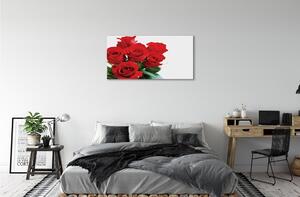 Quadro su tela Bouquet di rose 100x50 cm