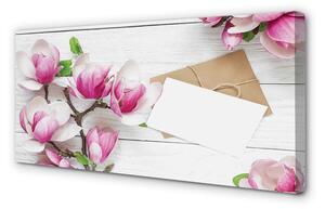 Quadro su tela Schede magnolia 100x50 cm