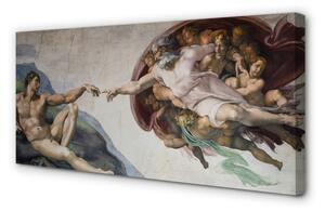 Quadro su tela Atto Apollo della mitologia 100x50 cm