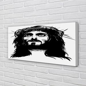 Quadro su tela Illustrazione di Gesù 100x50 cm