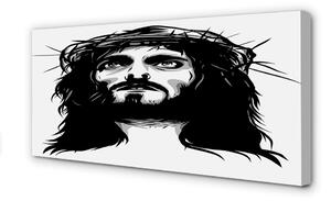 Quadro su tela Illustrazione di Gesù 100x50 cm