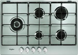 Whirlpool Piano Cottura a Gas 5 Fuochi Larghezza 75 cm colore Inox - KGML 751 IX
