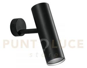 Applique spot orientabile led rocket nero 7w 980lm 3000-4000k 5x16cm