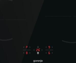 Gorenje Piano Cottura 4 Fuochi Induzione Larghezza 60 cm in Vetroceramica colore Nero - GI601FMC