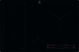 Electrolux Piano Cottura a Induzione 4 Fuochi 80 cm Funzione Senseboil e Bridge materiale Vetroceramica colore Nero - KIS82453I