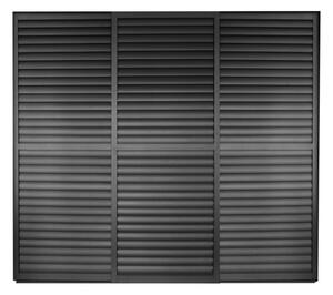 VivaGarden Laterale Scorrevole per Pergola Bioclimatica con Lamelle Orientabili 270 x 238 cm colore Antracite - GA802146-DGRE