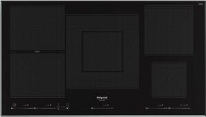 Hotpoint Ariston Piano Cottura a Induzione 5 Fuochi Larghezza 85 cm colore Nero - HT 1090 BA