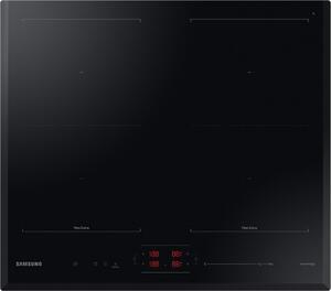 Samsung Piano Cottura a Induzione 4 Fuochi Larghezza 60 cm Piano in Vetroceramica con connessione WI-FI colore Nero - NZ64B5066KK