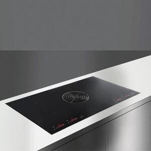 Samet Piano Cottura a Induzione con Cappa Integrata 4 Fuochi Larghezza 87 cm in Acciaio Inox - PCIC870I