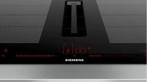 Siemens Piano Cottura a Induzione con Cappa Integrata 4 Fuochi Larghezza 80 cm in Vetroceramica colore Nero - iQ700 EX875LX57E