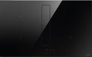 Elica Piano Cottura a Induzione con Cappa Integrata Aspirante 4 Fuochi (Zoneless) Larghezza 83 cm colore Nero - PRF0179476 | NIKOLATESLA FIT XL BL/
