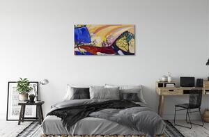 Quadro su tela Abstrazione artistica paesaggistica country 100x50 cm