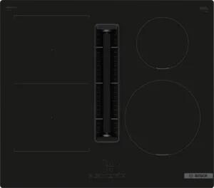 Bosch Piano Cottura a Induzione con Cappa Integrata Aspirante 4 Fuochi Larghezza 60 cm colore Nero - PVS611B16E Serie 4