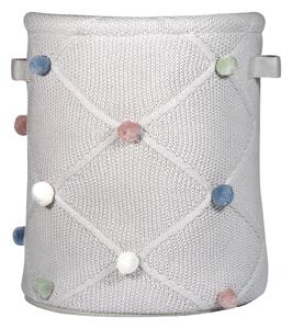Cestino da bambini in tessuto marrone chiaro ø 30x35 cm Taupe - Kindsgut