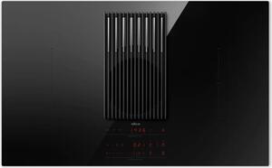 Elica Piano Cottura a Induzione con Cappa Integrata Aspirante e Bilancia 4 Fuochi (2 Bridge Zone) Larghezza 83 cm colore Nero - PRF0196340 NikolaTe