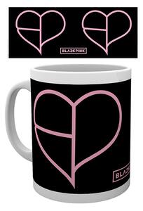 Tazza Black Pink - Heart Icon