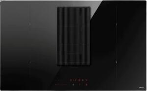 Elica Piano Cottura a Induzione con Cappa Integrata Aspirante/Filtrante 4 Fuochi Larghezza 83 cm in Vetro colore Nero - PRF0182325 NikolaTesla PRIM