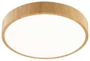Plafoniera a LED BRILLIANT, Ø 33 cm, 18 W, 3000 K, 1800 lm, bianco caldo, IP20, effetto legno