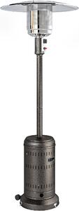 DecHome Stufa a Gas Stufa a Fungo da Esterno con Spegnimento Automatico e Rotelle 82x82x223 cm colore Marrone Scuro - W855DR